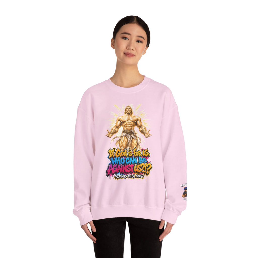 Yahweh Gang "If God before us"  Crewneck sweatshirt