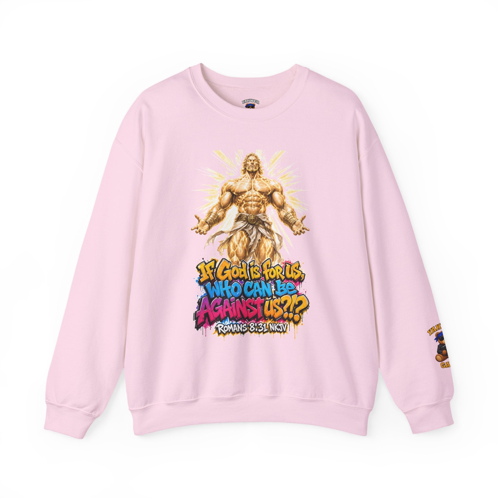 Yahweh Gang "If God before us"  Crewneck sweatshirt