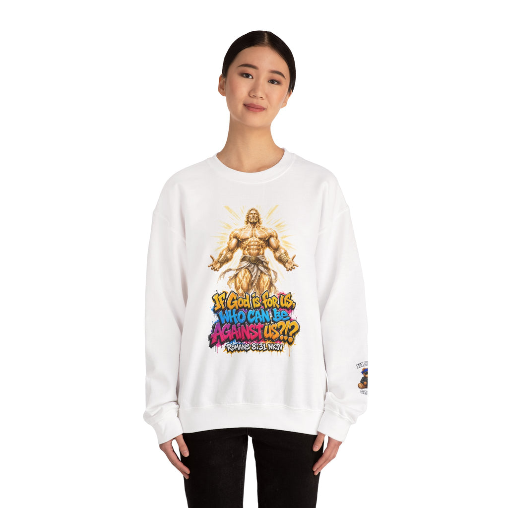 Yahweh Gang "If God before us"  Crewneck sweatshirt