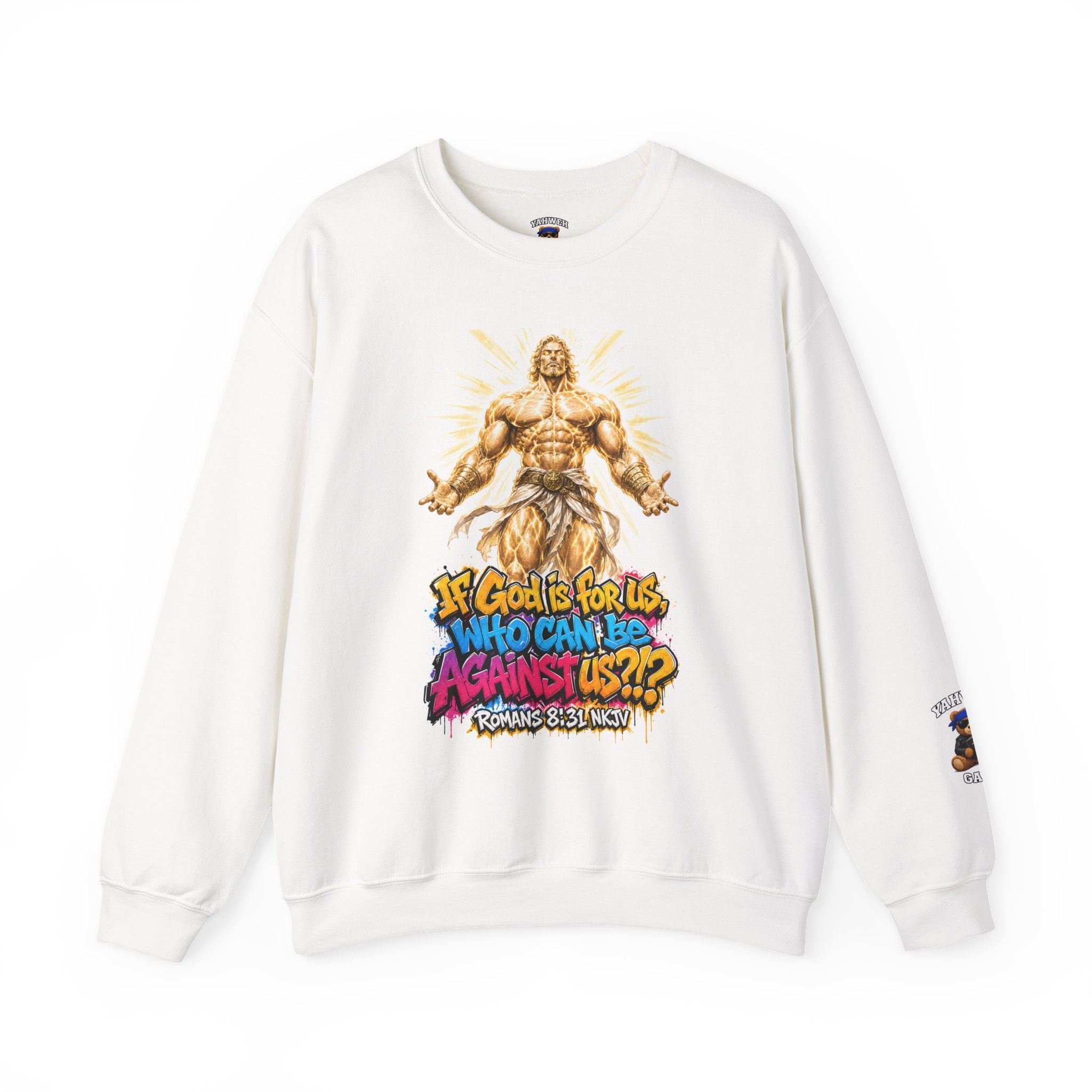 Yahweh Gang "If God before us"  Crewneck sweatshirt