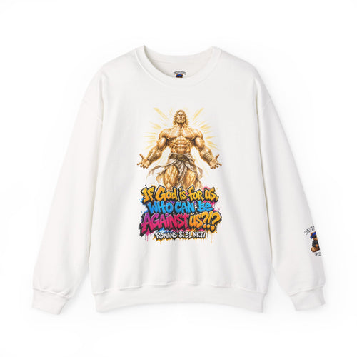 Yahweh Gang "If God before us"  Crewneck sweatshirt
