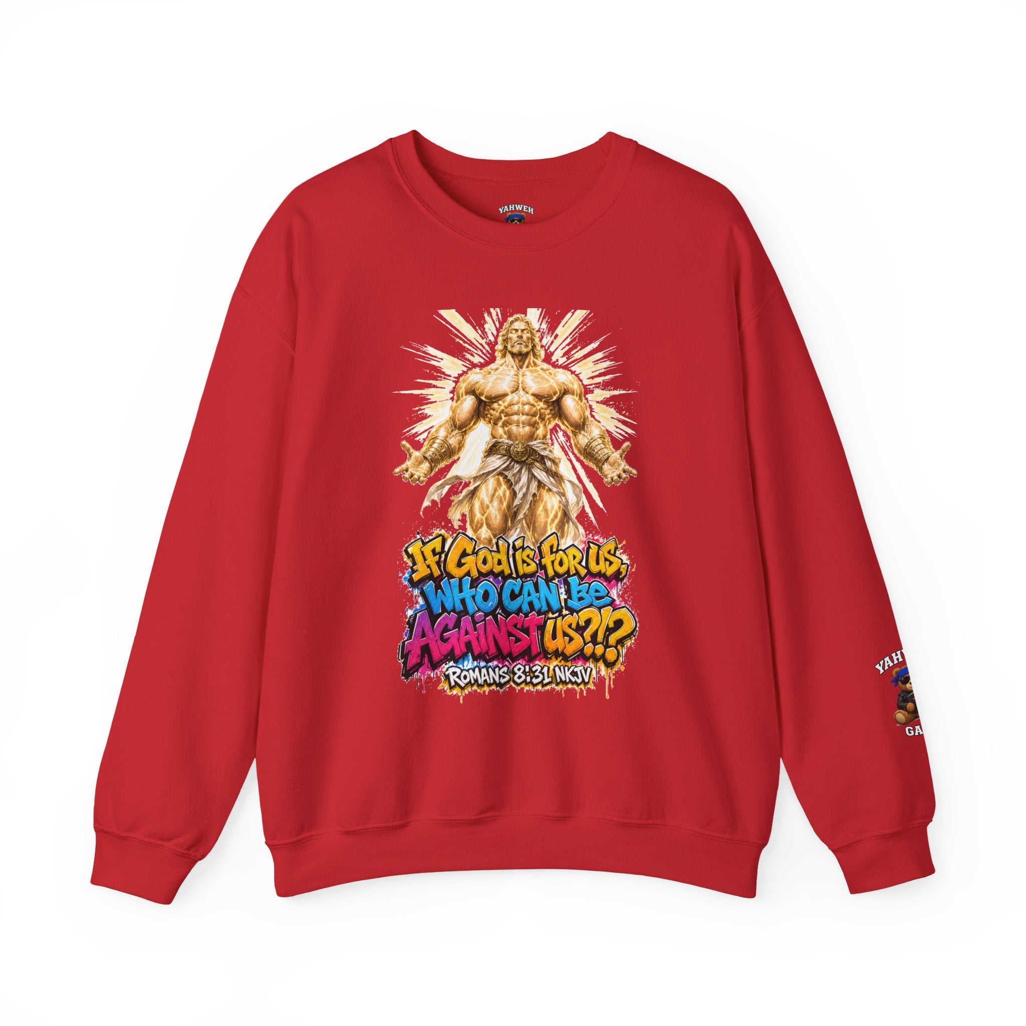 Yahweh Gang "If God before us"  Crewneck sweatshirt