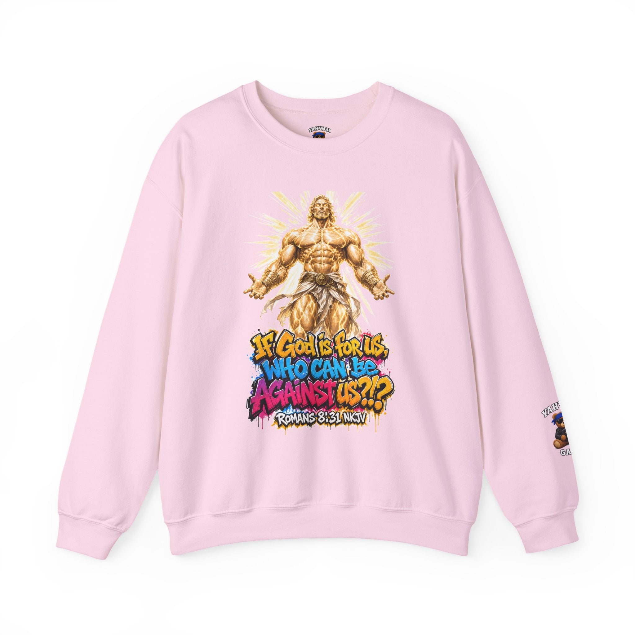 Yahweh Gang "If God before us"  Crewneck sweatshirt