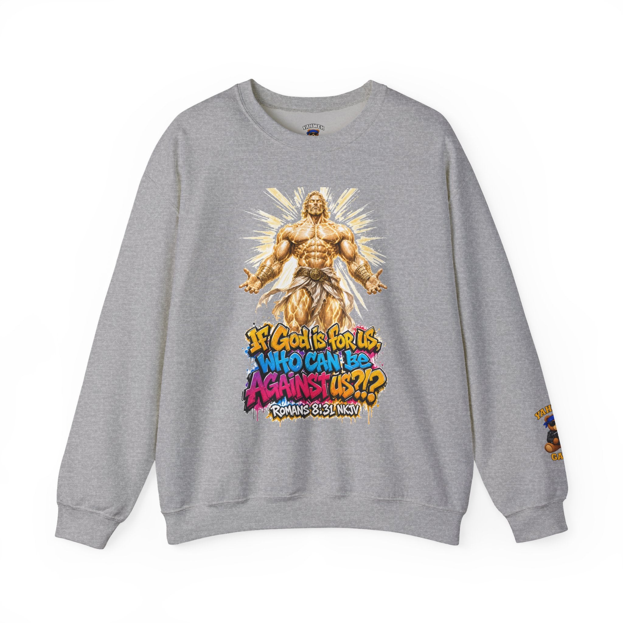 Yahweh Gang "If God before us"  Crewneck sweatshirt